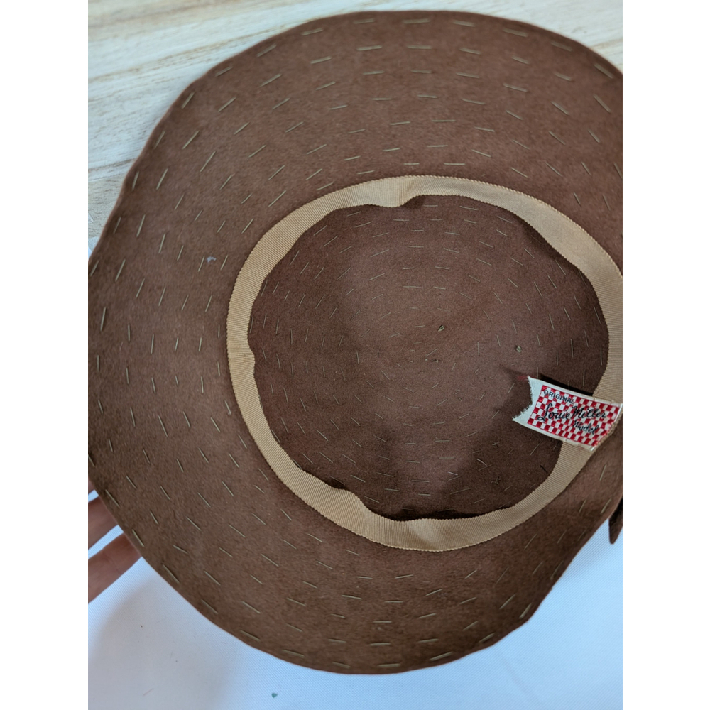 Vintage Women's Flore Miller Hat, One Size, Brown - Picture 10 of 10